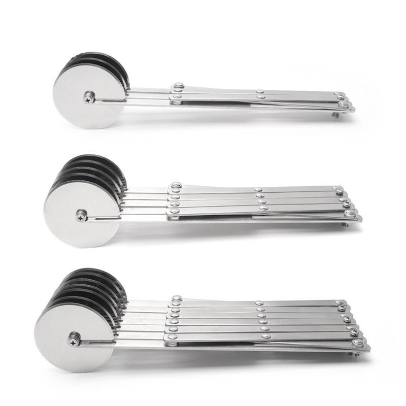 Разделитель теста из нержавеющей стали, 3/5/7-колесный резак, гибкое роликовое лезвие, нож для теста, лапша, пицца, кондитерские изделия, овощечистка, противень для выпечки