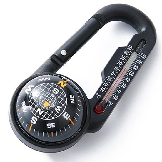 1/2Pcs Pocket Survival Compass Keychain Hiking Backpacking Lightweight Handheld Keychain with Precise Directional Guidance Portable Navigation Tool