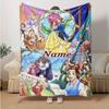 Custom 1pc Beauty Beast Romance Blanket, Soft And Comfortable Blanket, Casual Warm, Camping Travel Blanket, Birthday Gift Q910182
