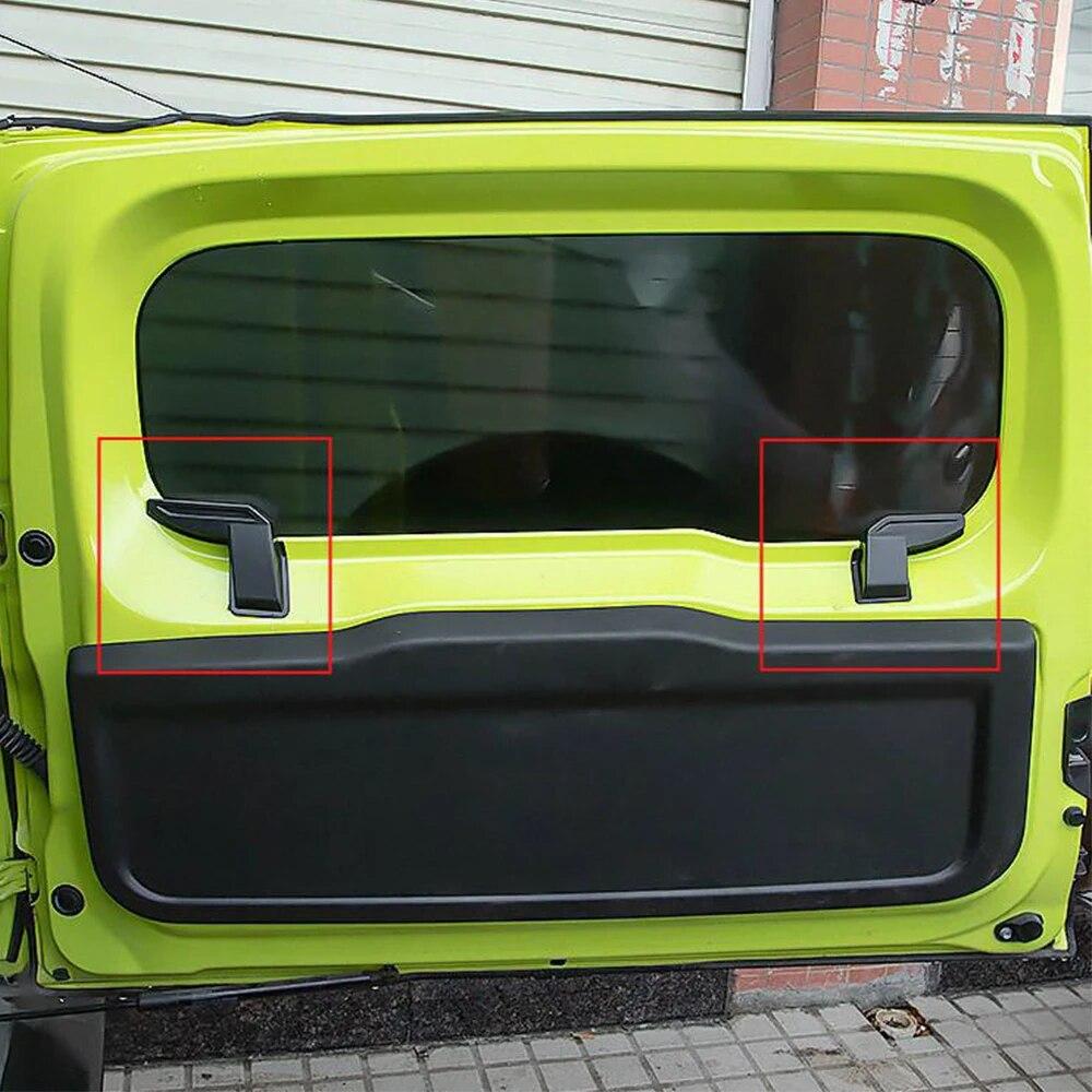 Заднее лобовое стекло автомобиля, нагревательный провод, защитная накладка для Suzuki Jimny JB64 JB74-2023, внутренние молдинги, аксессуары, 2 шт.