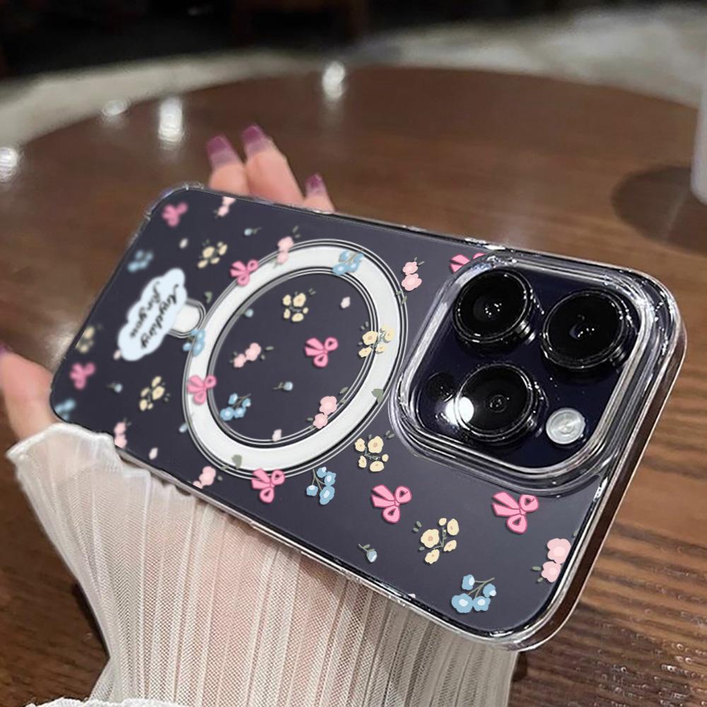 Магнитный чехол для телефона для iPhone 12 14 16 17 Pro 17 16 15 14 13 12 Pro Max 12 13 14 15 16 Высококачественный противоударный чехол Полная защита Милый стиль