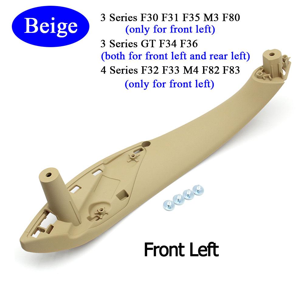 Автомобильные аксессуары, внутренняя дверь, черный, бежевый, левый и правый, сменная накладка на ручке для BMW M3 M4 F30 F34 F36 F32 F33