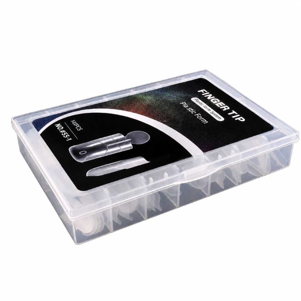 Quick Extension French Nail Dual Forms 14 Sizes Acrylic Nail Art Mold Nail Art