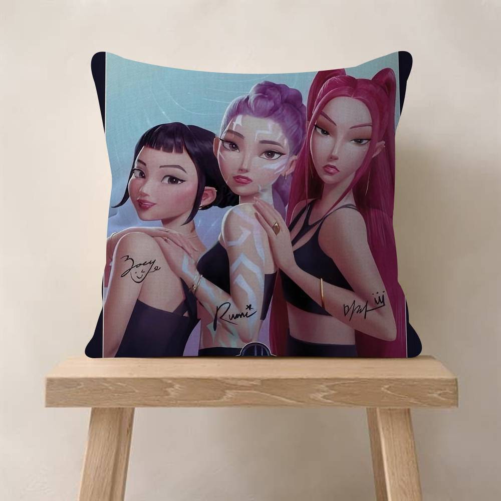 Фильм KPop Демон ОхотникиS Чехол на подушку Декоративная подушка Диван Домашний декор Чехол Чехлы для подушек