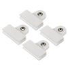 VekAuto 4pcs Window Door Glass Channel Retainer Clip 1.77"x1.61"x0.43" Glass Regulator Holder Sash Clip