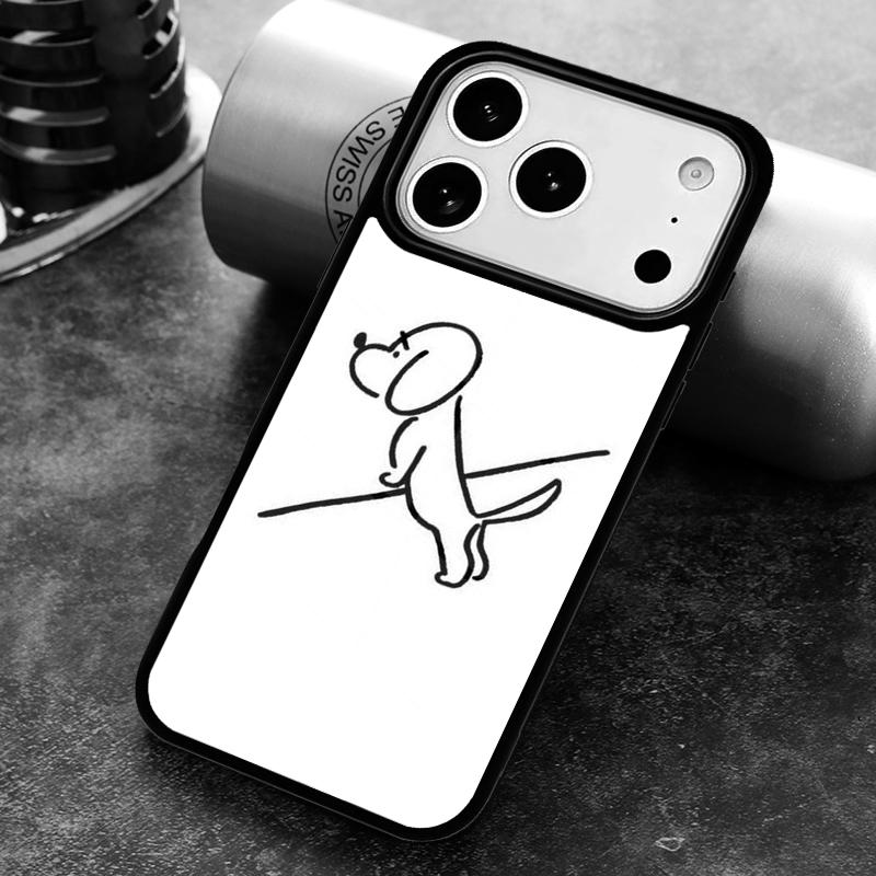 Мультяшный Такса Сосисочная Собака Чехол для Телефона Для iPhone 17 16 15 14 13 12 11 Pro Max Plus 17Air Мягкий Силиконовый Чехол