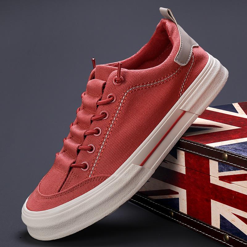 Spring New Men's Shoes Korean Style Design Style Fashion Comfortable Flat Shoes Versatile Men's Canvas Shoes