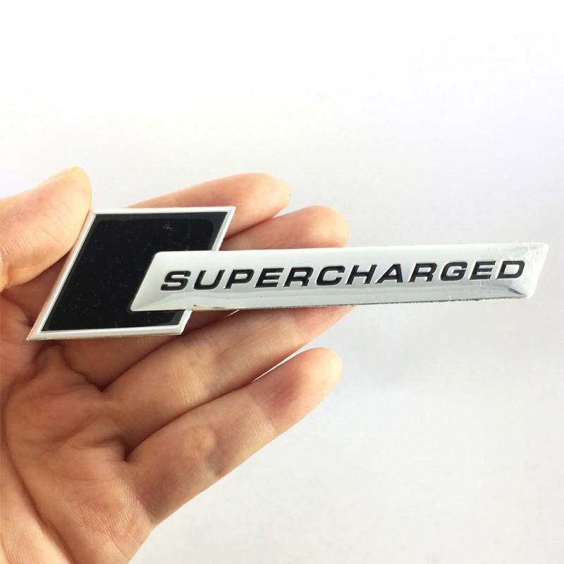 1 X алюминиевый логотип с наддувом, автомобильный значок, наклейка, подходит для всех автомобилей