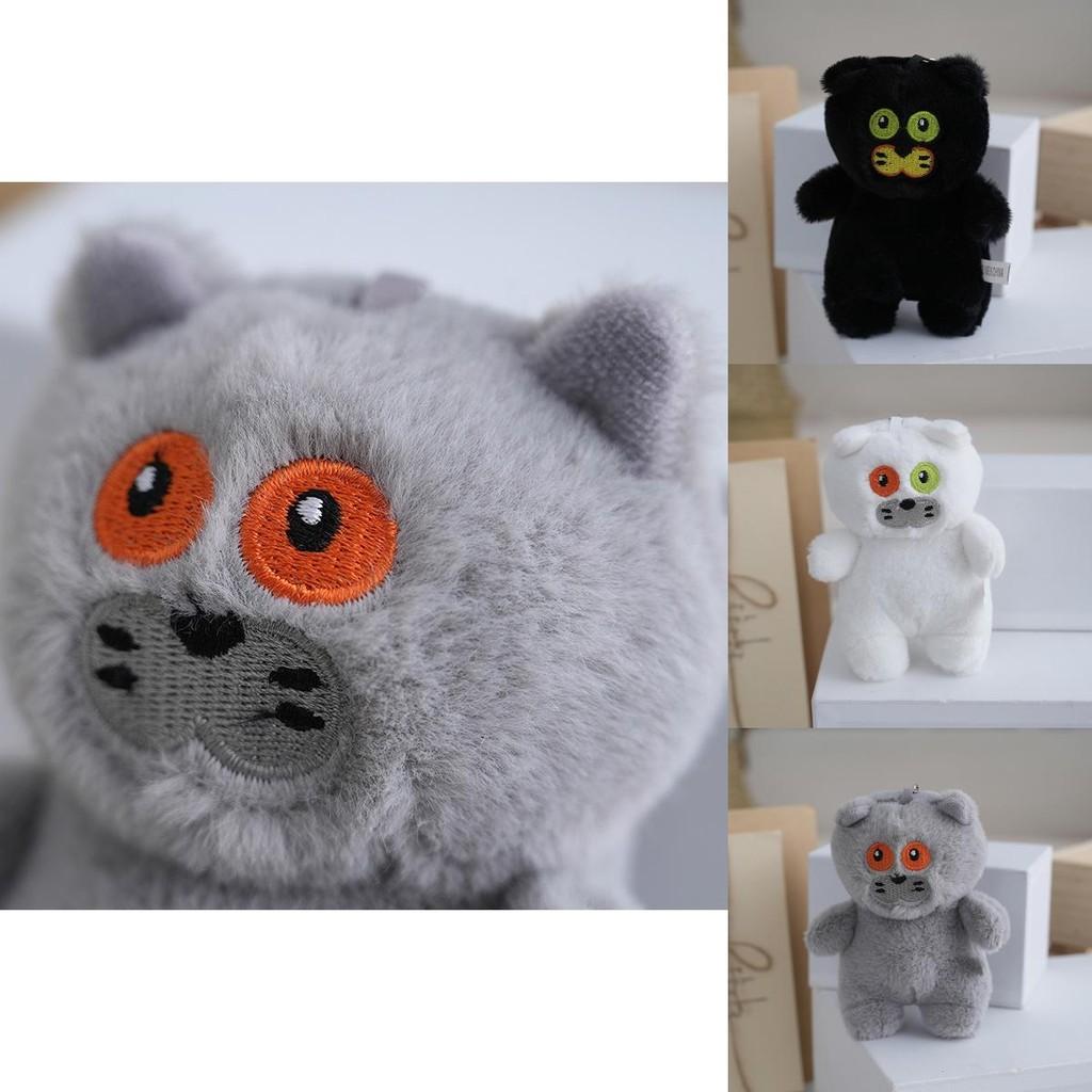 Очаровательная плюшевая кукла-кошка, мягкая, набитая полипропиленовым хлопком, милый подарок, подушка