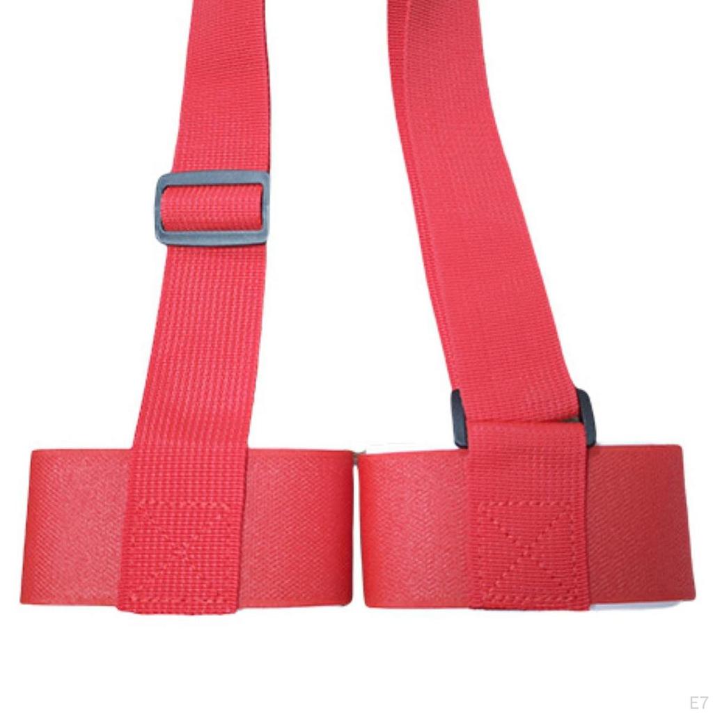 Ski and Pole Carrier Adjustable Transport Your Gear Snowboard Holder Lash Fixing Belt Loop
