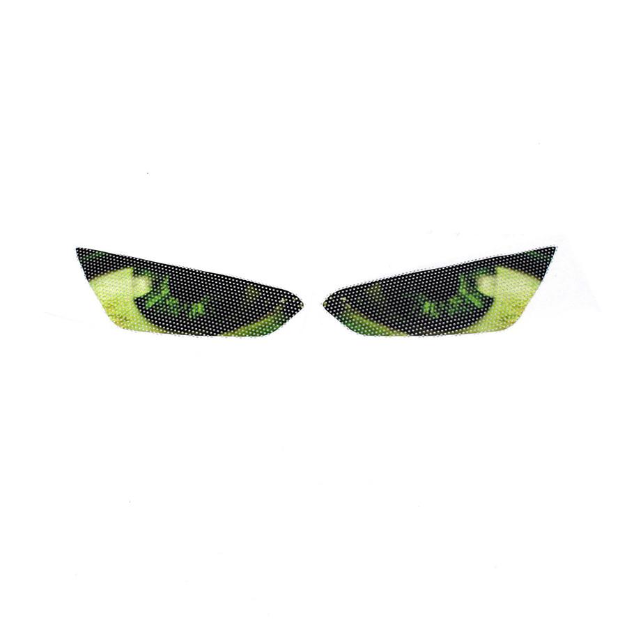 For 2014-2016 Kawasaki Z1000 Headlight Sticker Headlamp Decor Green Eye Decal X2