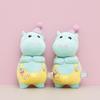 Dinosaur Keychain Cute Cartoon Girl Backpack Decoration Hanging Plush Dolls