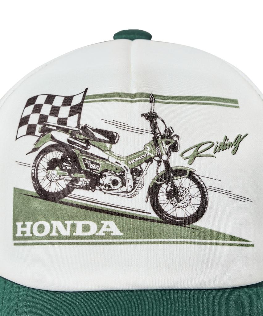 PHYPS МОТОЦИКЛ Honda Аниме Ct 125 Сетчатая Кепка_Зеленая