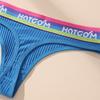 Европейский размер Сексуальные стринги с низкой посадкой Пояс с буквами Нить Женское нижнее белье Брифы Т-образные трусы Хлопок