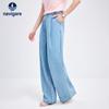 Navigare Women's Fashion Wide-Leg Denim Jeans