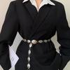 Metal Chain Belt Gold Silver Dress Belt Chain New Waist Chain  Women