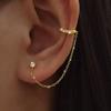 Серьги-подвески Цепочка Зажимы-клипсы на уши Стиль Ear Cuff Серьги в стиле Helix Простой стиль Серьги для козелка Ухо