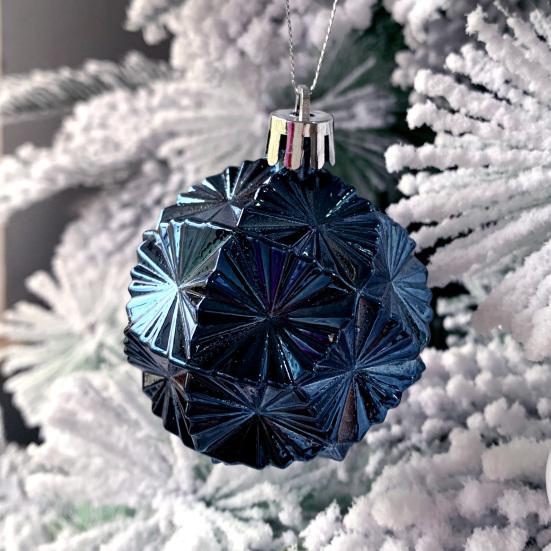 Набор рождественских украшений Небьющиеся пластиковые шары Снежинки Звезды Подвесное украшение для рождественской елки Праздник