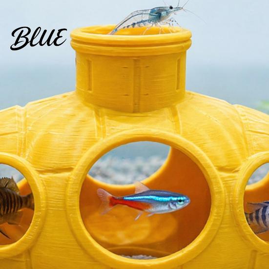 Укрытие для мелких рыб 3D-печать Полая подводная лодка Декорации для аквариума Укрытие для креветок Стресс