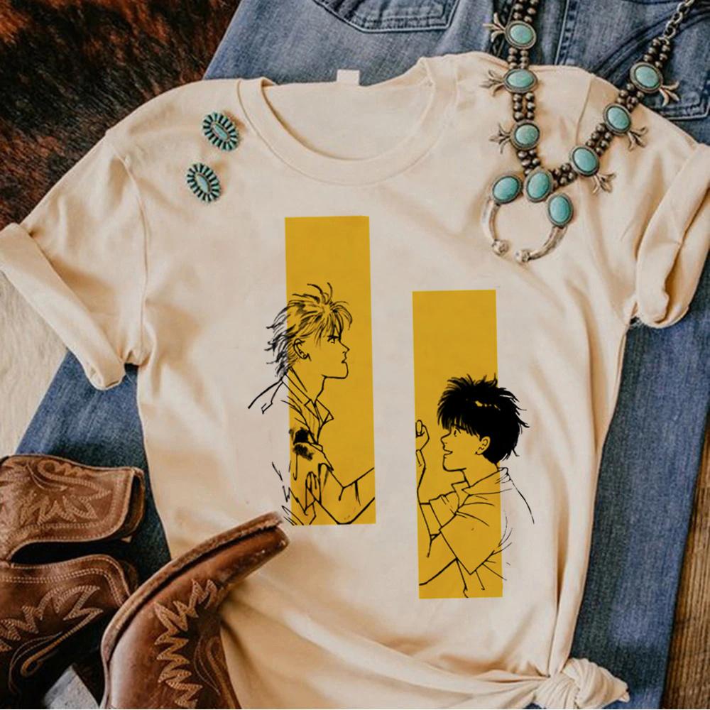 Футболка Banana Fish женская графическая футболка женская смешная одежда аниме манга