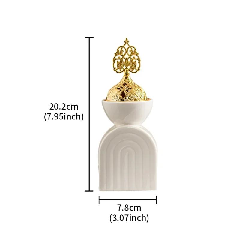 Modern Simple Nordic Arch Aromatherapy Burner Middle East Arabic Festival Incense Home Decoration Ornaments Incense Sticker Item