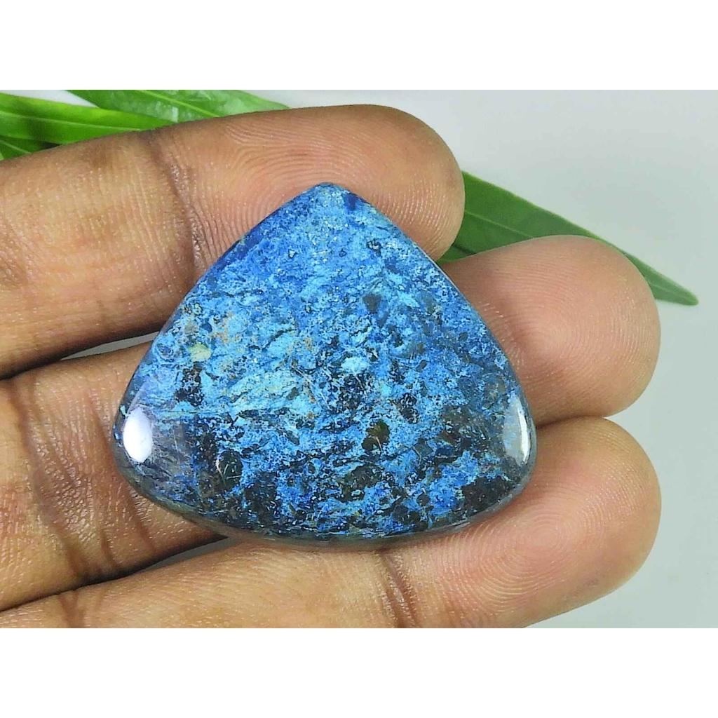 64Cts. Натуральный лазурит груша лечебный кристалл кабошон россыпью драгоценный камень 35X30MM SK-3855