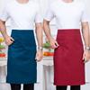 Unisex Waist Apron 3 Pockets Waiter Half Waist Apron New Short Half Waist Apron  Cafe Shop