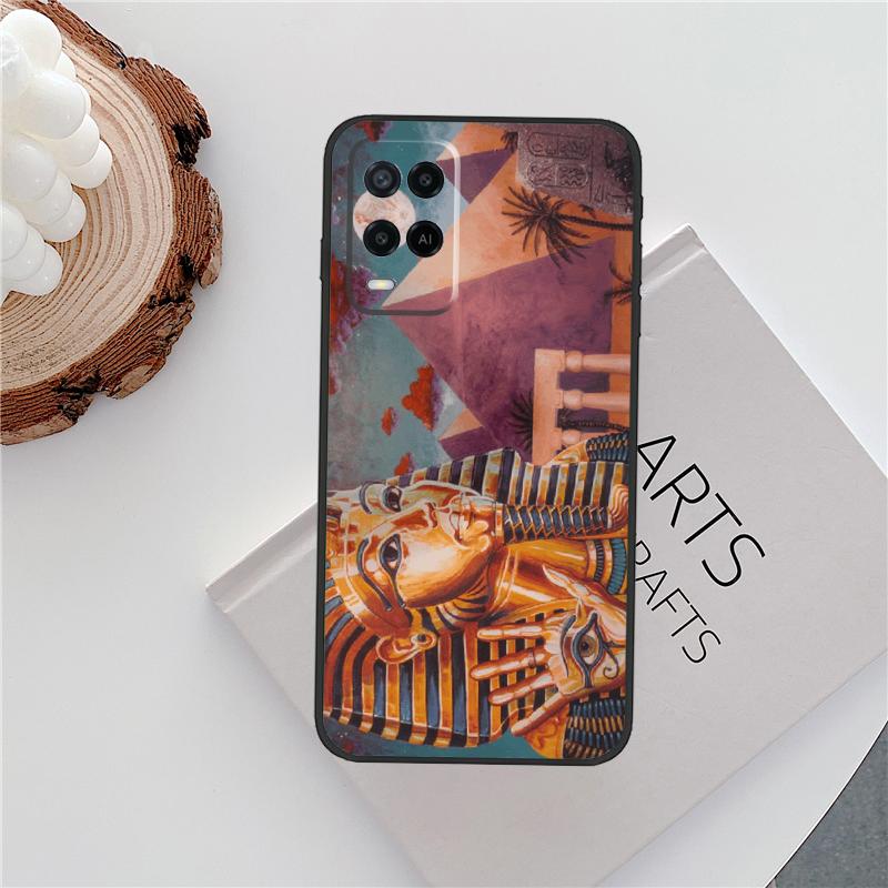 Священный Глаз Гора Египет Фреска Чехол Для Oppo A96 A58 A18 A38 A78 A98 A17 A77 A80 A40 A60 A16 A76 A74 A94 A54 A15 A57S Чехол