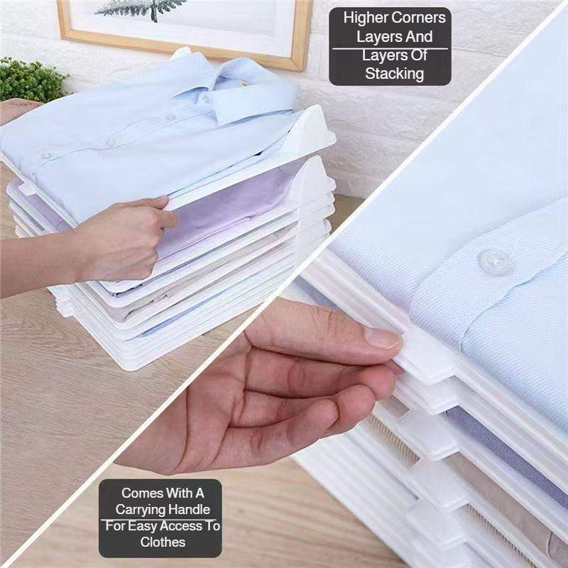 Multifunctional Portable Closet Storage Stacking Board Long Sleeve Clothes Folding Shirt Board