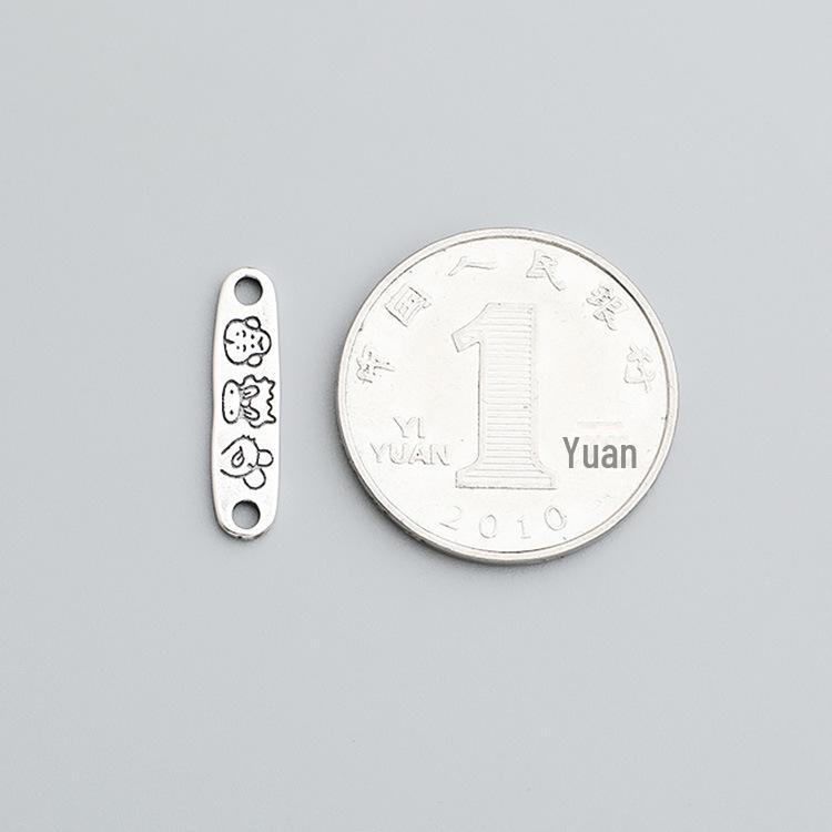 Браслет/ожерелье из бисера и веревки Zodiac S925 Sterling Silver DIY