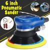 6 Inch Pneumatic Palm Orbital Sander Polisher Air Powered Orbit Dual Action Grinding Sanding Tool