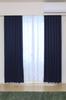 Шторы Iris Plaza, Темно-синие, Длина 200 см, Комплект из 4 шт., IP Shot, Стирка, Блокировка света, Защита от УФ-лучей, Теплоизоляция, 123