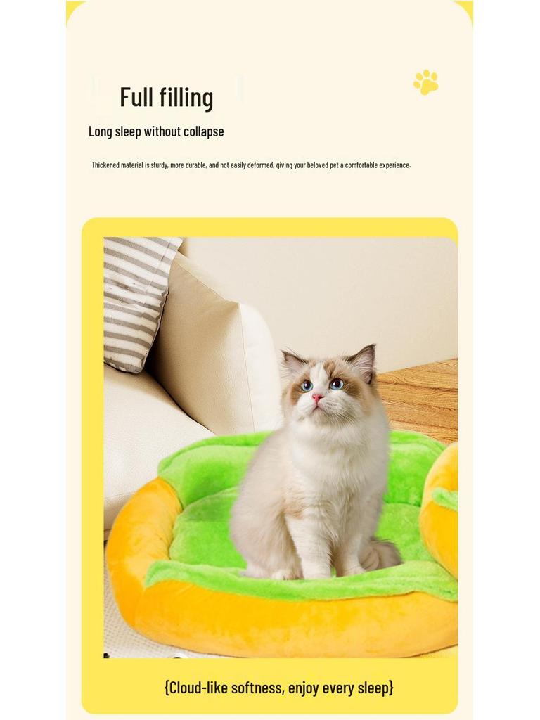 Hot Dog Shaped Pet Bed: Super Soft, Warm, and Universal for Cats and Small Dogs