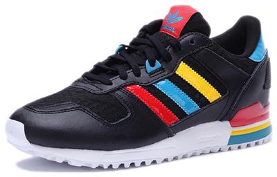 Оригинальные ZX 700 Амортизация, Износостойкие Низкие Беговые Кроссовки Женские Черные BA9311