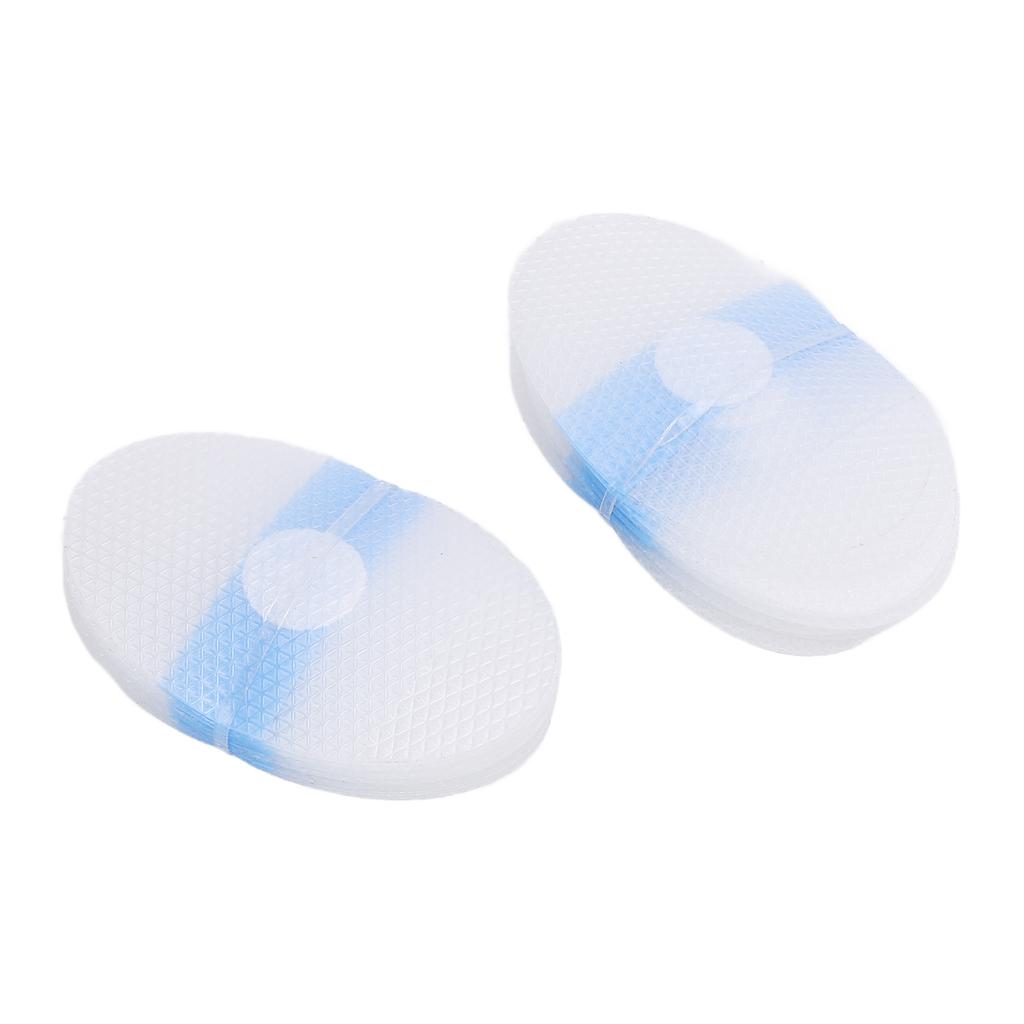 30 Pieces Water Proof Ear Covers Clear Skin Friendly Silicone Ear Stickers with Cotton Ball for