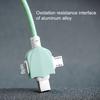 Data Cable 3-in-1 2.1A 8Pin Type-C Fast Charge Micro USB Phone Charging Cord