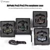 YTF-carbon Чехол из углеродного волокна для AirPods Pro 3 Беспроводная зарядка Bluetooth Наушники Защитная наклейка для AirPods pro 2 Тонкий и легкий