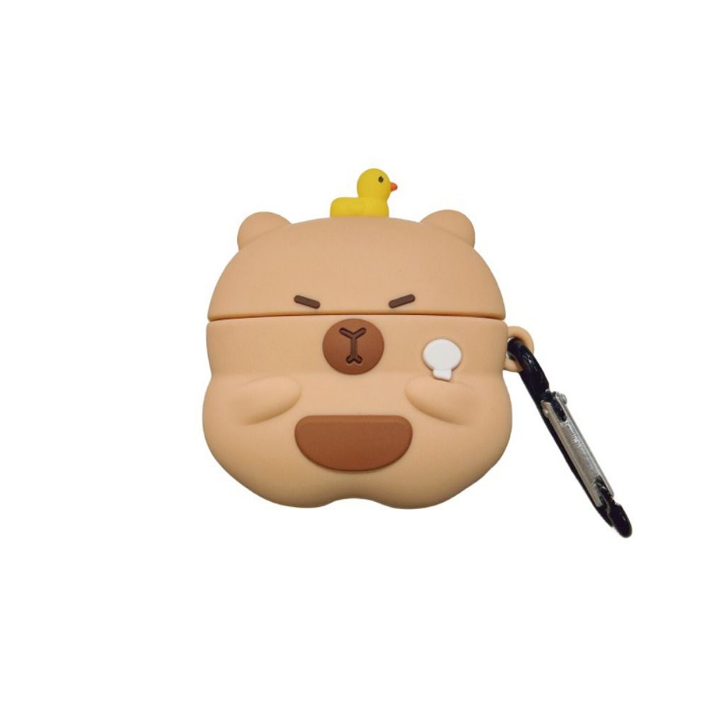 Anime 3D Capybara Headphone Protective Cover Protector Cartoon Case for AirPods 1 2 3 Pro/Pro2