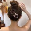 Colorful Hallow Star Hairpin Hair Claws Hair Clips For Girls Women Kid Childs Vintage For Gift Hair Accessories Head Decoration
