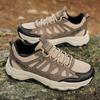 Мужские походные туфли Дышащие Нескользящие Низкие Туристические Спортивные Туфли Мужские На шнуровке Износостойкие Мягкие Беговые Кроссовки Мужские