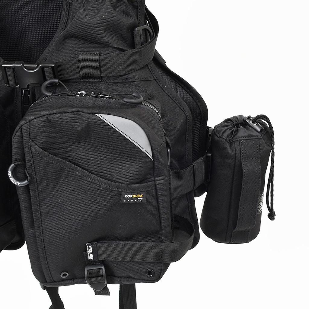 Жилет для рыбалки RBB Extreme Tide Game Vest полностью черный [Soujin]