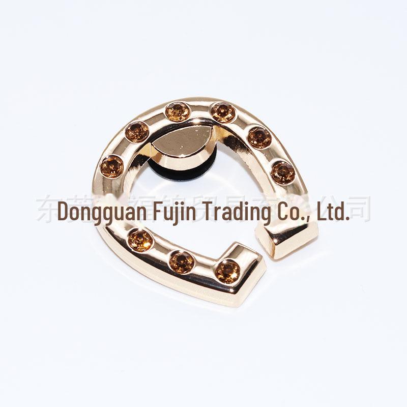 2024 Золотая металлическая пряжка для обуви в виде цветка Аксессуары для DIY и торговых центров