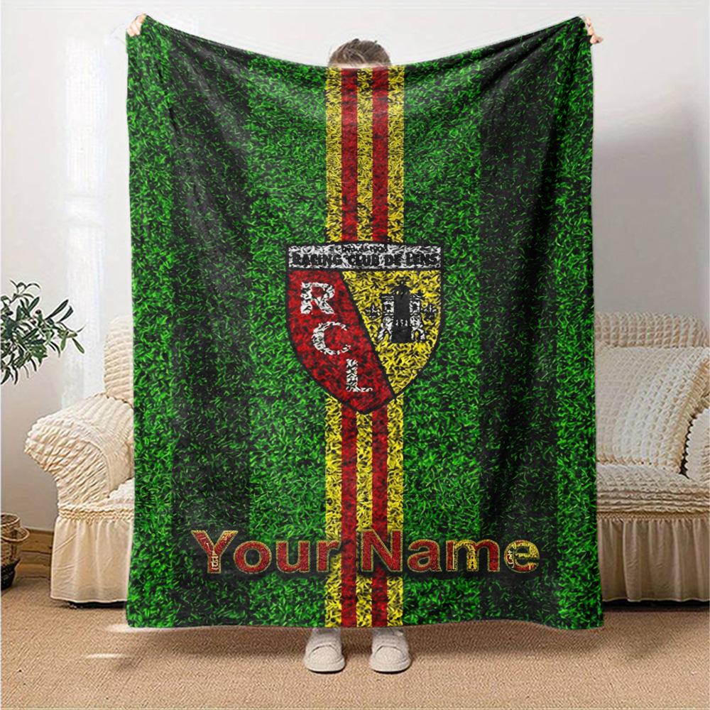 Name Custom RC Lens Print Flannel Blanket High Quality Warm Comfortable Cover for All Seasons Perfect for Gifts Home Decor