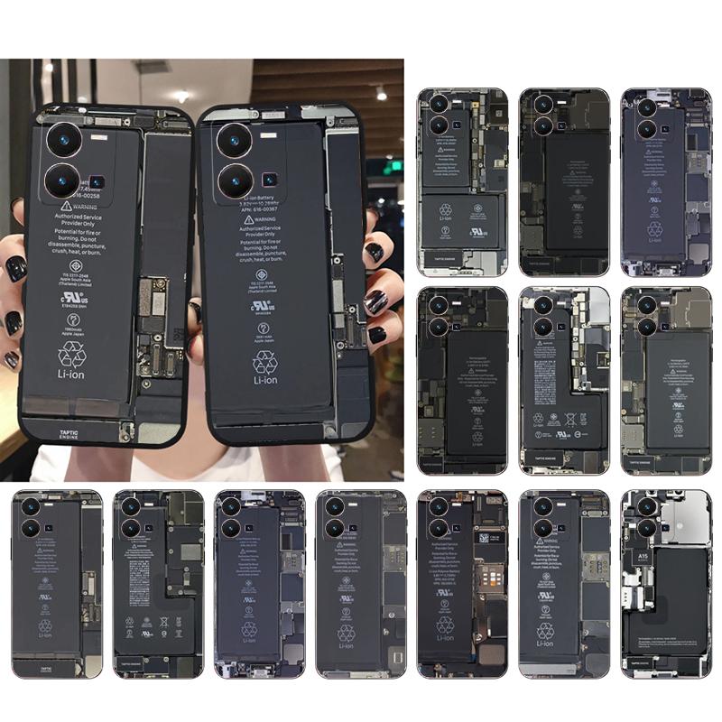 Батарея, материнская плата, чехол для телефона для VIVO V21E V21 V23 V23E V2109 V20 V25e V25 V17 NEO X60 X80Pro X90 X80 Lite Funda
