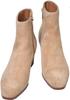 Короткие ботинки Ботинки на каблуке Натуральная кожа Сделано в Японии Бежевая замша 44 [Endevice] ELB650-1 Мужские (27,0 см)
