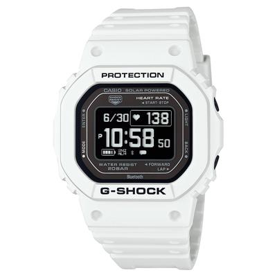 Мужские часы G-SHOCK DW-H5600-7JR [G-SHOCK G-SQUAD] Square Watch White Resin *Biomas Plastic Digital