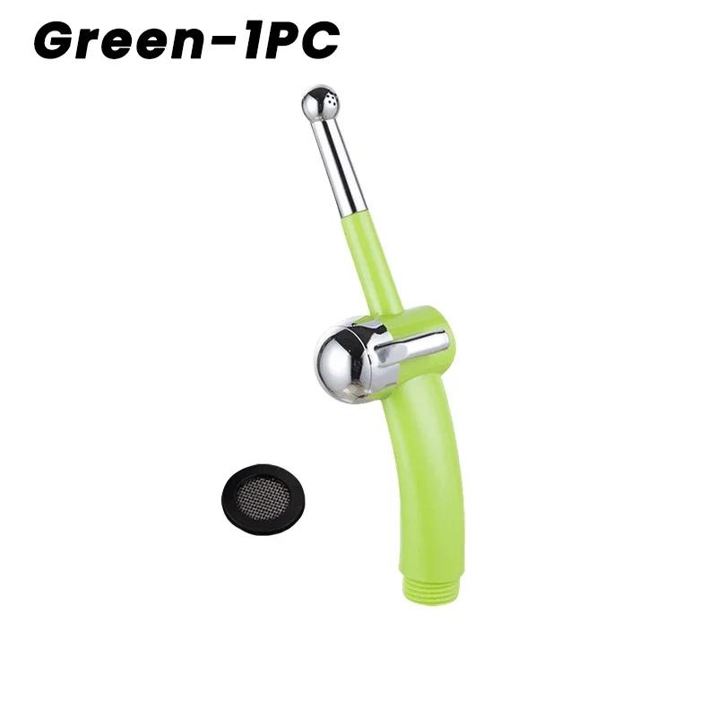 АБС Биде Душ Спрей Чистое Тело Женский Омыватель Спрей Пистолет Головка Туалет Анальный Инструмент Душ Аксессуары для Ванной Комнаты Зеленый