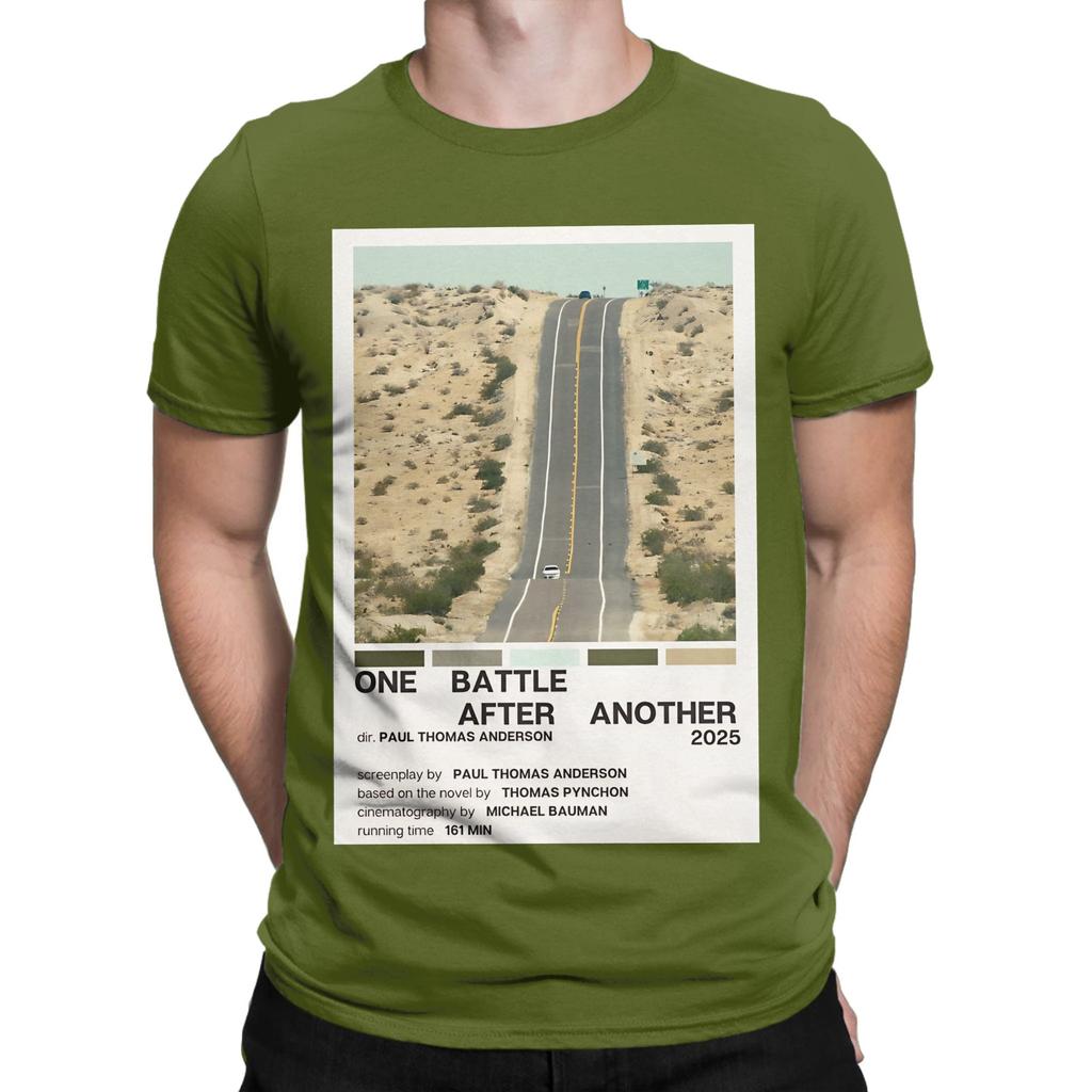 One Battle After Another Movie Poster Graphic 100 Cotton TShirt One Battle After Another Tees Tops For Unisex