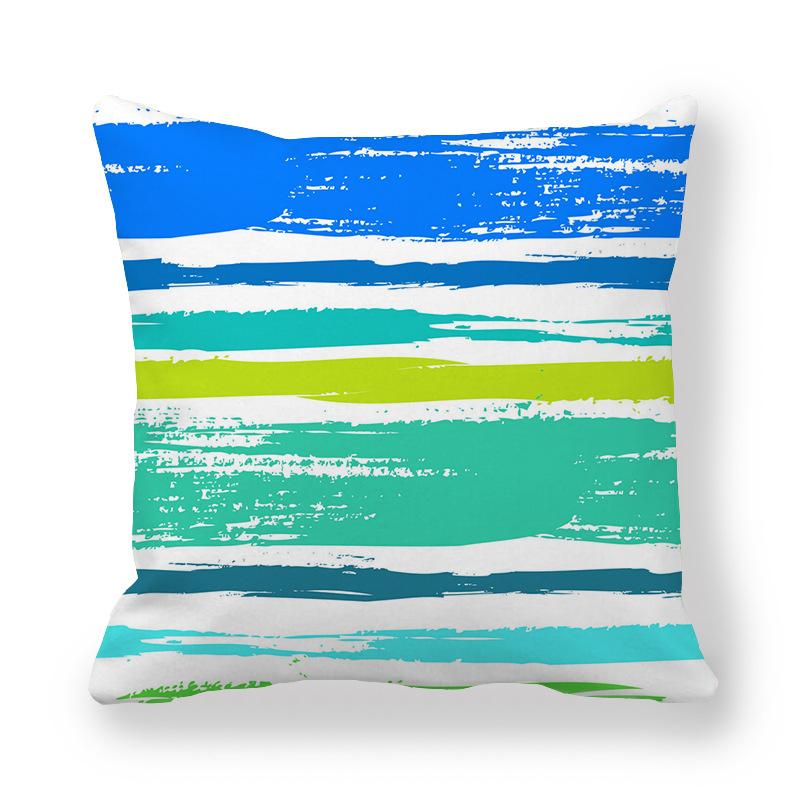 Abstract Geometric Pillow Covers Home Decor Sofa Pillow Covers Bedroom Living Room Colorful Striped Pillow Covers