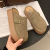 Flats Platform Women Slippers Slingback Fashion Mules Shoes Casual Summer Woman's Sandals 2025 New Designer Sandalias De Mujer